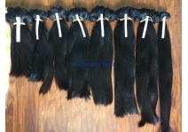Weft  hair double drawn factory price
